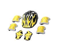 Jlobnyiun Ensemble d'équipement de Protection pour - Casque et Coussinets Multifonctions pour de 5 à 10 Ans, Sports de Plein air, vélo, Skateboard, Breakdance, Baseball, Hockey