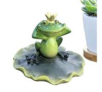 Jlobnyiun Figurine de paysage - Grenouille décorative, art d'arrière-cour | Modèle de créature réaliste résistant aux intempéries pour patio, étang, maison, jardin, bassin, décoration, structures