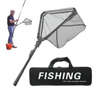 Jlobnyiun Filet de pêche pour Aquarium, équipement léger et Pliable - Équipement de Filet de pêche, pour Petit ami, père, Noël, Nouvel an Chinois, Saint-Valentin, Bateaux, Kayaks, canoës