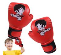 Jlobnyiun Gants De Boxe Jeune, Gants De Poing Pour ,Gants De Sparring En Cuir PU | Dispositif D'entraînement En Salle De Sport À La Ménage, Marche De Sparring Pour Kickboxing Pour ,