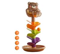 Jlobnyiun Jeu À L'Automne Balles, Basketball Cartoon avec Boule Tournante, Tour Interactive Jeu Éducatif Apprentissage Préscolaire pour Maison et Voyage