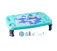 Jlobnyiun Jeu de Pingouin de Bloc de Glace - Jeu de Table drôle pour, Jouet interactif | Penguin Ice Breaking Game for Families, Balance Skill Challenge, Indoor Educational Game pour Les de 3 an