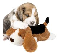 Jlobnyiun Jouet Chien Battement de Cœur pour Chiot | Peluche Chien | Apaisant pour Mastication Stimulation Détente Compagnonnage | Jeu Anxiété Séparation Dentition Éducation