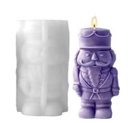 Jlobnyiun Moules à bougies en silicone, moule en résine époxy | Moules en plâtre casse-noisette pour décoration de chambre, mariage, dîner, fête