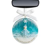 Jlobnyiun Ornements en acrylique 2D pour femme, pendentif arbre de Noël en acrylique 2D pour décoration de la maison - Pendentif en acrylique fabriqué à la main pour chambre à coucher, salon, rebords