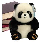 Jlobnyiun Pelugale pour ours polaire, mignon animal de pâte de panda, Simulation Peluche de panda chinois 'ours polaire, irrésistible compagnon oreiller endormi pour adultes étreignant