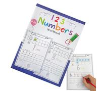 Jlobnyiun Pratique D'écriture Préscolaire | Cahier A4 Pour Apprendre à Écrire L'alphabet,Activités Interactives Sur Lettres 3-6 Ans Premières Pas Avec L'Écriture Pour Maison Et Maternelle
