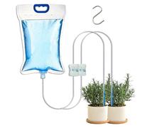 Jlobnyiun Sac d'eau d'arbre 5,2 l, sac d'alimentation goutte à goutte pour intérieur - transparent pour arbres d'intérieur parterre de fleurs balcon serre jardin vacances