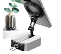 Jlobnyiun Support De Téléphone Magnétique,Support De Téléphone Magnétique Double Visage - Bras De Téléphone Orientable Et Pliable | Pour Live Streaming Navigation Guide D'enregistrement Vidéo