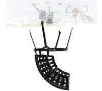 JLOZDM Accessoire Portatif de Retour de Basket，Rebounder de Basket - 360° Rotatif，Plastique PP，Installation Facile，Suspendu，Entraînement Tir Efficace，pour Int/Ext，Gymnase Parc Jardins