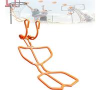 JLOZDM Accessoire Portatif de Retour de Basket，Rebounder de Basket - Matériau PP，Installation Suspendue，Aide Entraînement Tir，pour Adultes Enfants，Intérieur Extérieur，Maison Parc École
