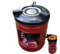 JLOZDM Poêle Pétrole Diesel 1,5L Extérieur, Petit Réchaud Randonnée Réglable, Chauffage Voyage Cuisson Camping, pour Randonnée Sac à Dos 2-4 Personnes (Essence Interdite)