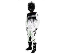 JLP RACING PANTALON ENFANT BLANC TENUE MOTO CROSS QUAD VTT BMX XL