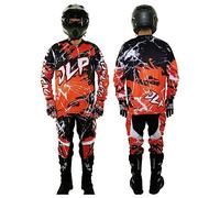 JLP RACING TENUE PANTALON MAILLOT GANTS MOTO CROSS QUAD ENDURO VTT BMX MTB ENFANT ORANGE M
