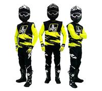 JLP RACING TENUE PANTALON MAILLOT GANTS MOTO CROSS QUAD ENDURO VTT BMX MTB ENFANT SNATCH JAUNE FLUO M