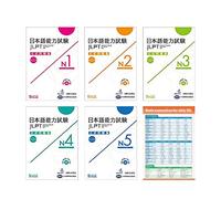 JLPT N1 N2 N3 N4 N5 Official Book Trial Examination Questions 2nd Edition and Basic Expression