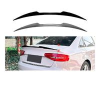 JLQFYWL Aileron Voiture pour Audi A4 S4 B8 2009 2010 2011 2012 2013 2014 2015 2016, Aileron Arrière de Voiture, Aileron de Toit Arrière Becquets Arrière Aileron de Coffre Accessoire,Piano Black