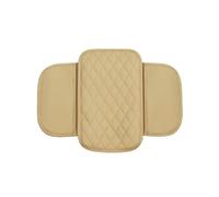 JLQFYWL Coussin Accoudoir Voiture pour Peugeot 108 Hatchback 2000-2019 2020 2021 2022 2023, Mousse à MéMoire de Forme Housse D'Accoudoir Console Central, Accessoire Voiture,Beige