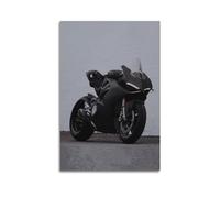 JLTC Poster de moto Ducati Panegale V4 - Impression sur toile - Décoration murale moderne pour chambre à coucher - 40 x 60 cm
