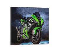 JLTC Poster décoratif sur toile style moto Kawasaki Ninja Zx-10 - 40 x 40 cm