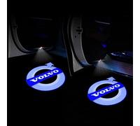 JLVVW 2pcs Lumière Bienvenue Porte de Voiture, pour Volvo S90L S60L XC60 XC40 V60 V90 LED Porte Voiture Logo Lumières Modification Intérieure Accessoires de Décoration
