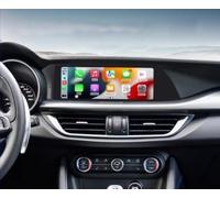 JLVVW Boîtier D'interface Carplay sans Fil, pour Alfa Romeo Giulietta 949 Stelvio/Giulia 2016-2022 Radio Automatique Android avec Écran Tactile, Appel Mains Libres