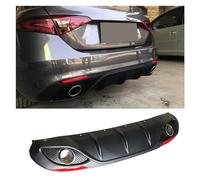 JLVVW Lèvre Becquet Arrière de Voiture, Embouts Diffuseur Arrière Coffre de Voiture D'échappement, pour Alfa Romeo Giulia Berline 4 Portes 2016-2020 pour Quadrifoglio