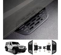 JLVVW Marchepieds Roulants de Voiture, pour Jeep Wrangler JK 2007-2018, Marchepieds Latéraux Nerf Bar, Accessoires Décoratifs Modification Extérieure,JK 2door