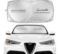JLVVW Pare-Soleil Pare-Brise de Voiture, pour Giulietta Bloque Les Rayons UV Protecteur Pare-Soleil Pliable, Gardez Votre Véhicule Au Frais