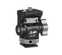 JLwin JL-21 Support de Montage pour Moniteur de caméra avec Sabot Froid Support de Montage pour Moniteur de Terrain en Alliage d'aluminium avec vis 1/4" pour moniteurs Flash