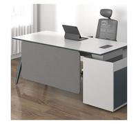 JLXJYS séparateur cloison Acoustique de Bureau Panneau Paravent de Bureau de 60 cm de Haut for cloison de Bureau, Panneau de confidentialité insonorisé sous Le Bureau(Dark Gray,Lenght 62cm/24.4in)