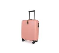 JLY Ensemble de valises noires de qualité supérieure en polycarbonate Bayer 100 % allemand avec serrure de sécurité TSA Roues ultra silencieuses, Blush Peach, S (55cm), 1 pièce