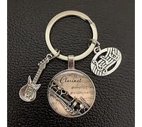 JLZK Note de Musique Musicale Porte-clés Pendentif Porte-clés Musique