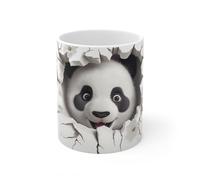 Jm-Déco Mug Animaux 3D- Idée cadeau - Mug et tasse original pour Enfant ou Adulte - Marrant Fun (Panda)