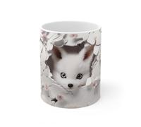 Jm-Déco Mug Animaux 3D- Idée cadeau - Mug et tasse original pour Enfant ou Adulte - Marrant Fun (Renard)