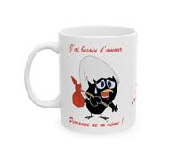 Jm-Déco Mug Caliméro Personne ne m'aime ! Idée Cadeau - Tasse en céramique Originale