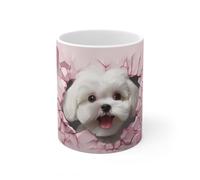 Jm-Déco Mug Chien - idée Cadeau original - Marrant Fun Sympa - Tasse en Céramique (Shih Tzu 1)