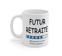 Jm-Déco Mug Futur Retraité - Idée Cadeau Chargement en Cours - Tasse Original