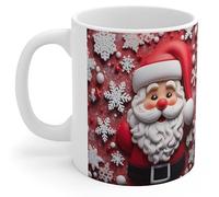 Jm-Déco Mug Père Noël - Idée cadeau - Tasse Noël Humour - Hiver enchanté N2505