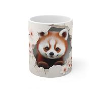 Jm-Déco Mug personnalisé Petit Panda - Idée cadeau - Mug original pour Enfant ou Adulte (Petit panda)