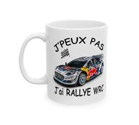 Jm-Déco Mug Rallye WRC - J'peux Pas J'Ai Rallye WRC - Tasse Originale en céramique (Modèle 1)