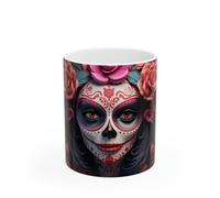 Jm-Déco Mug Tête de Mort - Tête Mexicaine - Tasse Original - Motif 10