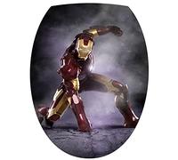 Jm-Déco Sticker Abattant de WC Iron Man
