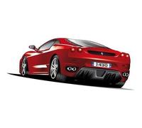 Jm-Déco Sticker Autocollant Ferrari 030 Largeur Largeur 70cm