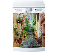 Jm-Déco Sticker Lave Vaisselle Ruelle Dimensions 60x60cm