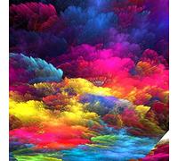 Jm-Déco Stickers Boite aux Lettres Couleurs 30x30cm