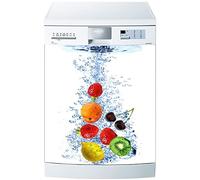 Jm-Déco Stickers Lave Vaisselle Fruits Dimensions 60x60cm