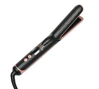 Jm Hair Collection Duo Styler - Fer à lisser et à friser 2 en 1 avec plaques en céramique - Température réglable - Chauffage rapide - Contrôle des frisottis - Double tension - Pour tous types de