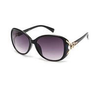 JM Lunettes Loupe Solaire Classiques Montures de Lunettes pour Femme Protection UV en Plein Air Noir
