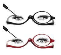 JM Lunettes Maquillage Flip Cosmetic Lunette Loupe Flip Down pour Femmes